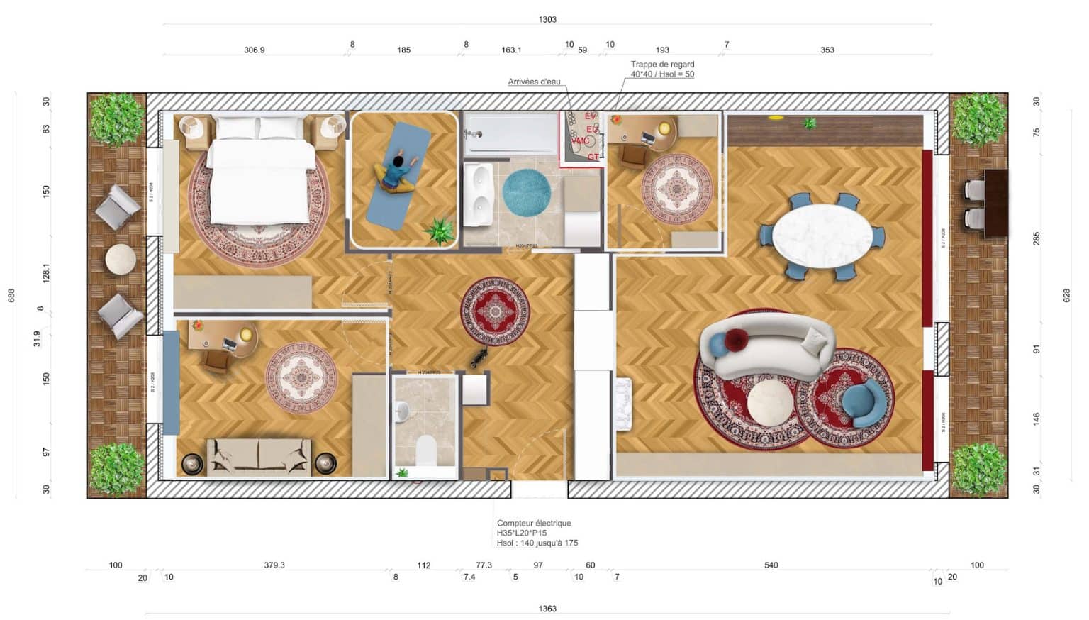 site plan couleur