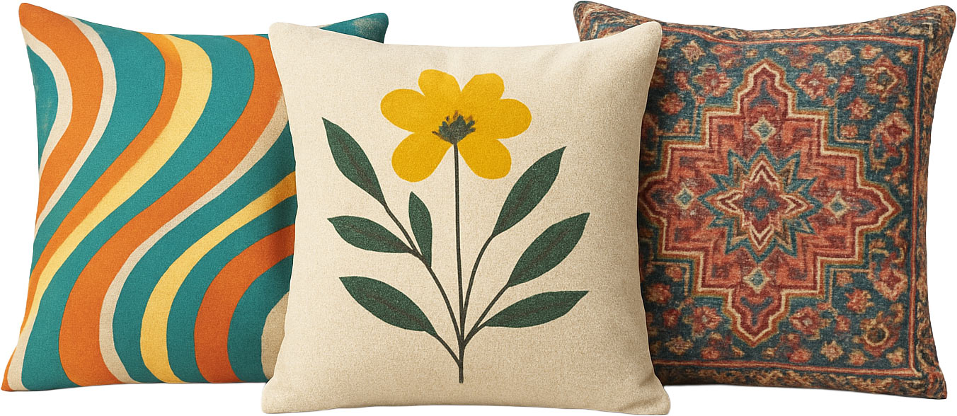 Il existe des coussins pour tous les goûts et styles. Il suffit simplement de trouver le votre !